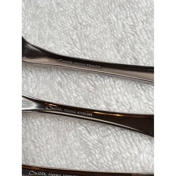 4 PC Oneida St Luis Profile Glossy 1-Fork 1-Salad Fork 1-Tablespoon 1-Teaspoon - Picture 14 of 14